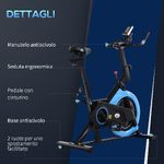 HOMCOM-Cyclette-da-Camera-con-Trasmissione-a-Cinghia-Cyclette-Professionale-con-Manubrio-e-Sellino-Regolabili-Volano-6kg-Schermo-LCD-Fino-a-120kg-Nero-e-Azzurro