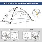 Outsunny-Tenda-da-Spiaggia-Pop-Up-con-Finestre-Traforate-e-Porta-Richiudibile