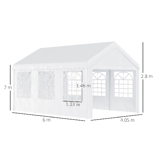 Outsunny-Tendone-per-Feste-6x4m-con-Pareti-Rimovibili-Porte-e-6-Finestre-Bianco