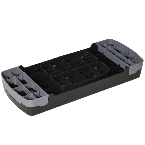 HOMCOM-Step-Fitness-per-Allenamento-a-Casa-e-Palestra-in-PP-con-Altezza-Regolabile-10cm-e-15cm-68x29cm-Nero-e-Grigio