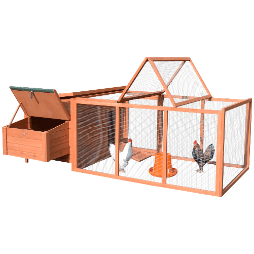 PawHut-Pollaio-in-Legno-per-Galline-Casetta-con-Tetto-Apribile-e-Spazio-Esterno