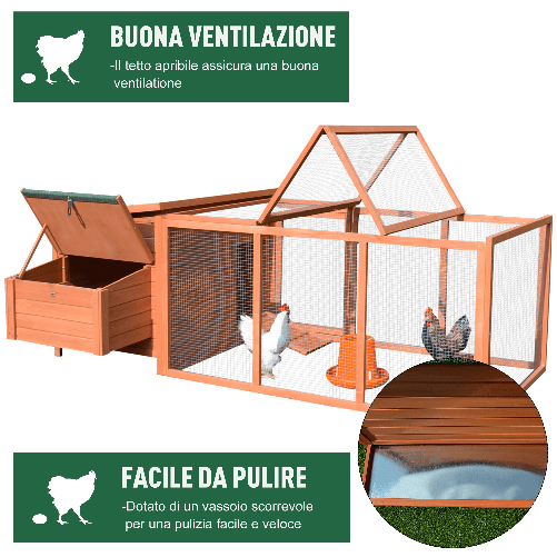 PawHut-Pollaio-in-Legno-per-Galline-Casetta-con-Tetto-Apribile-e-Spazio-Esterno