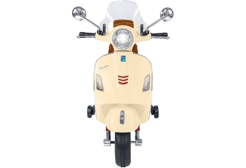 E-Spidko-Vespa-GTS-Super-Sport-a-batteria-12V-colore-crema-mis.-102-x-75-x-51-cm-accensione-con-effetti-sonori-clacson-funzionante-retromarcia-fari-led-anteriori-e-posteriori-sellino-in-pelle-paravento-anteriore-bauletto-porta-oggetti-portata-mas