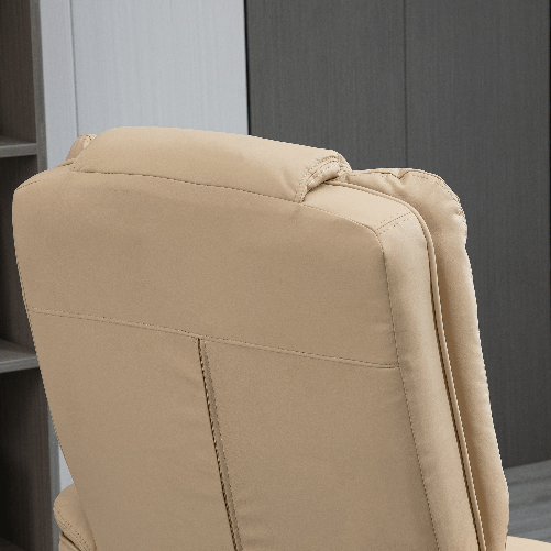 HOMCOM-Set-Poltrona-Relax-e-Pouf-Poggiapiedi-Girevole-a-360°-e-Reclinabile-Similpelle-PU