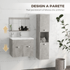 kleankin-Set-Mobili-Bagno-con-Mobile-Lavabo-60cm-e-Lavandino-in-Ceramica-Colonna-Bagno-e-Specchiera-Grigio