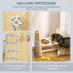 PawHut-Doppia-Ciotola-per-Cani-Rialzata-Regolabile-2-Ciotole-in-Acciaio-e-Base-in-Legno-per-Cani-Grandi-e-Piccoli-49x25x41cm