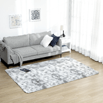 HOMCOM-Tappeto-Moderno-in-Poliestere-per-Camera-e-Salotto-230x160cm-Grigio-Chiaro