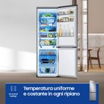 RB34C775CS9-frigorifero-Combinato-EcoFlex-AI-1.85m-344L-Libera-installazione-con-congelatore-Wifi-185m-344-L-con-rivestimento-in-acciaio-inox-Classe-C-Inox