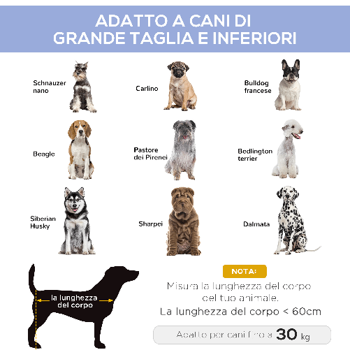 PawHut-Lettini-per-Cani-fino-a-50kg-Impermeabile-e-Traspirante-92x76x18-cm