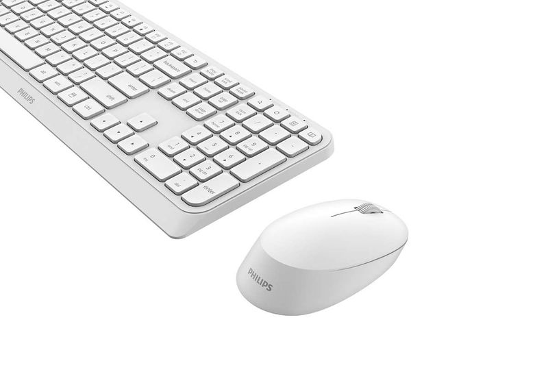 Tastiera-Philips-Usb-Combo---Mouse-Retail-Spt6307W-34-Wireless-Bianca