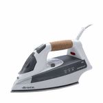 Ariete Steam Iron 6232 Grey - Ferro da stiro con piastra Acciaio Inox - manico in sughero - serbatoio 300 ml