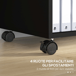 Vinsetto-Mobile-da-Ufficio-2-Cassetti-Porta-Documenti-e-Ripiani-Ruote-con-Blocco-80x40x66cm-Marrone-Rustico