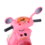 HOMCOM-Motorino-per-bambini-Triciclo-Elettrico-per-Bambine-6V-con-Luci-e-Musica-Rosa