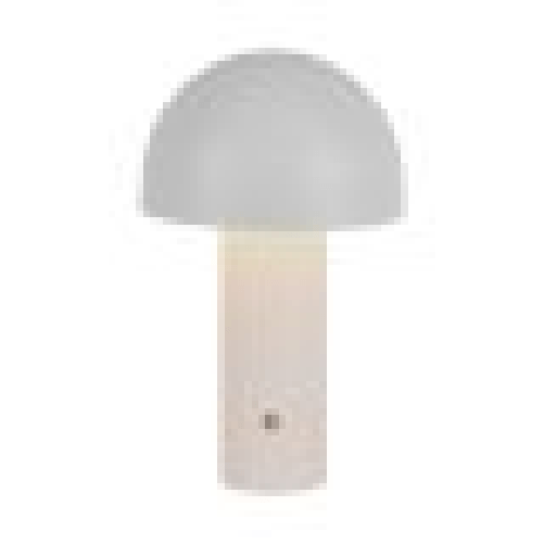 Lampada LED da Tavolo 3W con Batteria 1800mAh Ricaricabile USB C Colore Bianco in Metallo Touch Dimmerabile 3in1 SKU-7899