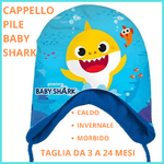 Caldo Cappello Invernale da bambino baby Shark in pile cappellino peruviano berretto