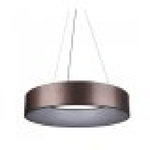 Lampada Led A Sospensione Moderno Circolare Colore Caffe Marrone Diametro 600mm 30W 3000K Dimmerabile SKU-3997