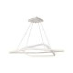 Lampadario LED a Sospensione 48W 5150lm Doppio Quadrato Incrociate Bianco 3000K Triac Dimmerabile SKU-14988