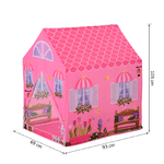 HOMCOM-Tenda-da-Gioco-Rosa-per-Bambina-3--Anni--93-x-69-x-103-cm--Idea-Regalo-tema-Principessa