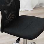 Vinsetto-Sedia-da-Ufficio-Ergonomica-Senza-Braccioli-Tessuto-Traspirante-a-Rete-Altezza-Regolabile-e-5-Ruote-43x56x90-100cm-Nero