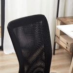 Vinsetto-Sedia-da-Ufficio-Ergonomica-Senza-Braccioli-Tessuto-Traspirante-a-Rete-Altezza-Regolabile-e-5-Ruote-43x56x90-100cm-Nero