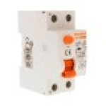 RCCB Interruttore Differenziale Puro Tipo A 1P+N 2M 6000A 30mA 63A AC 230V IP20 IEC61008-1