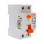 RCCB Interruttore Differenziale Puro Tipo A 1P+N 2M 10000A 30mA 63A AC 230V IP20 IEC61008-1