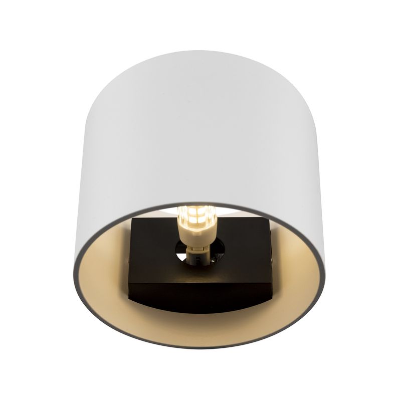 Applique-Da-Parete-Moderno-Rond-Alluminio-Bianco-1-Luce-G9-50W