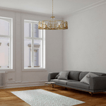 Lampadario-Contemporaneo-Bowi-Struttura-In-Metallo-Colore-Oro-8-Luci