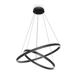 Maytoni Lampadario A Sospensione Moderno Rim Alluminio Nero 2 Led 88W