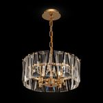 Lampadario-Contemporaneo-Puntes-Metallo-Oro-4-Luci