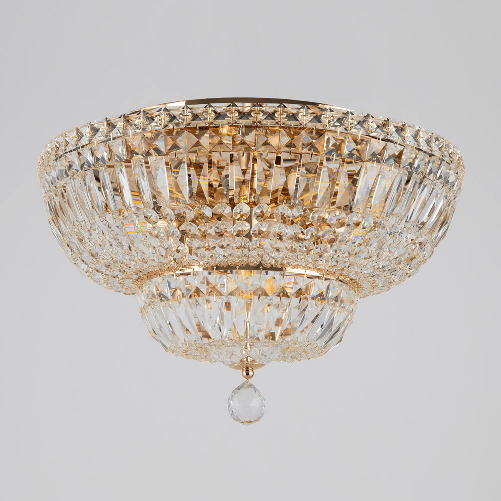 Plafoniera-Contemporanea-Basfor-Metallo-Oro-12-Luci