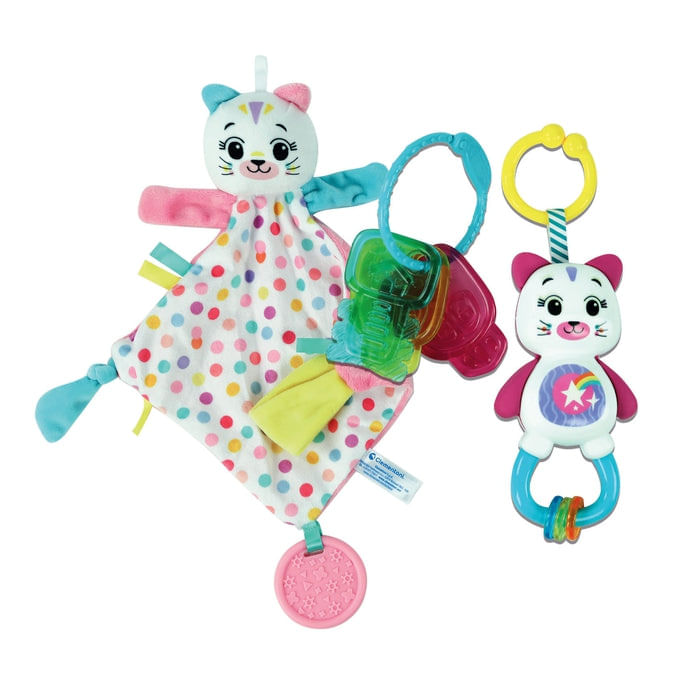 Baby-Gift-Set---Kitty-set-da-regalo-per-bambino-Ragazza-Multicolore