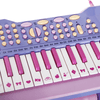 HOMCOM-Pianola-per-Bambini-a-37-tasti-con-Sgabello-e-Microfono-12-Strumenti-e-22-Musiche-Registrazione-MP3-e-Karaoke-Rosa