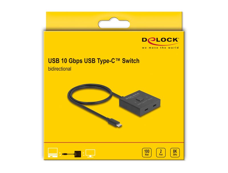 Delock-Switch-USB-USB-Type-C-da-10-Gbps-da-2-a-1-bidirezionale-8K