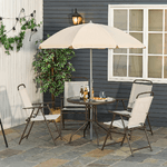 Outsunny-6-pz-Set-Mobili-da-Giardino-in-Tubi-d-Acciaio---Tavolo-da-Giardino-con-Sedie-e-Ombrellone-Crema