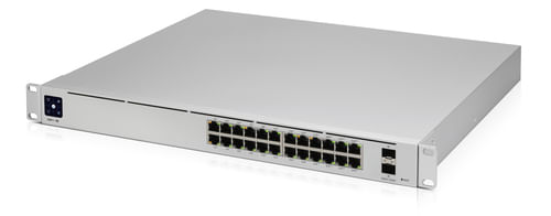 Ubiquiti-Networks-UniFi-Pro-24-Port-PoE-Gestito-L2-L3-Gigabit-Ethernet--10-100-1000--Argento-1U-Supporto-Power-over-Ethernet--PoE-