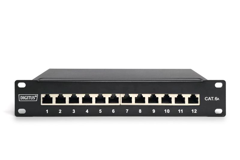 CAT-6A-Patch-Panel---shielded---12-Port