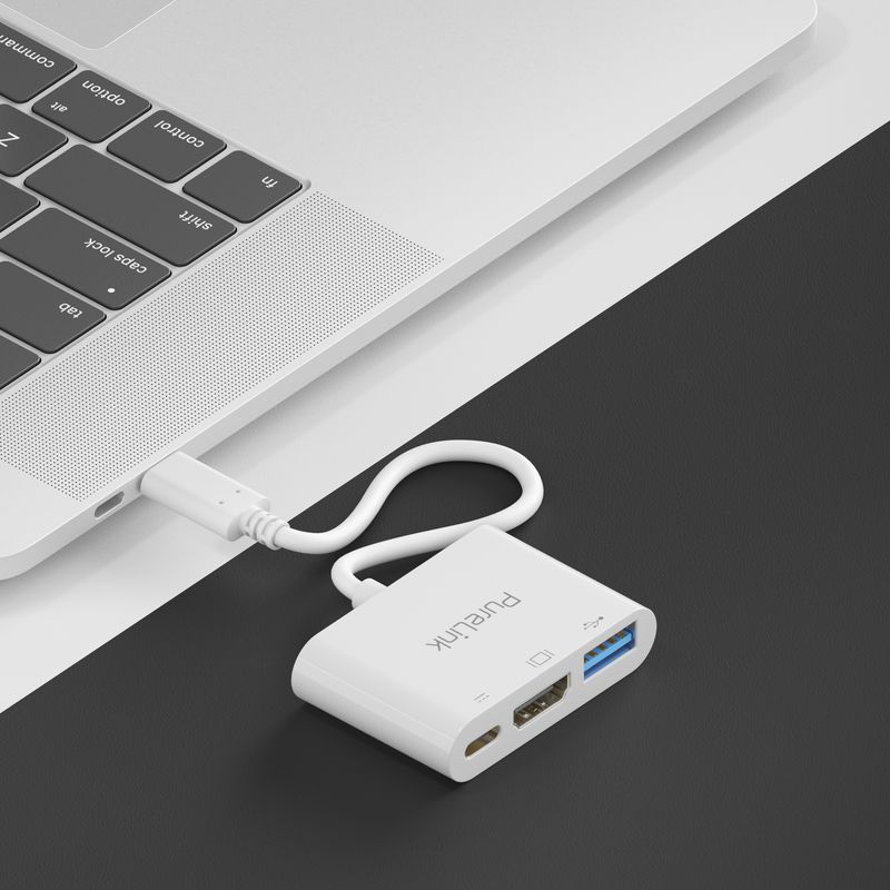 Adattatore-PureLink-da-USB-C-a-multiporta---iSeries---bianco---010-m