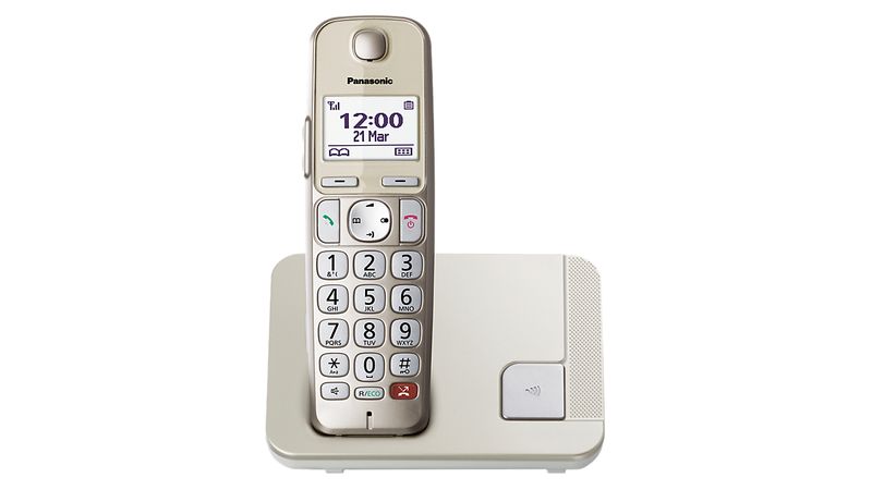 Telefono-cordless-Panasonic-a-tasti-grandi-KX-TGE250GN---champagne