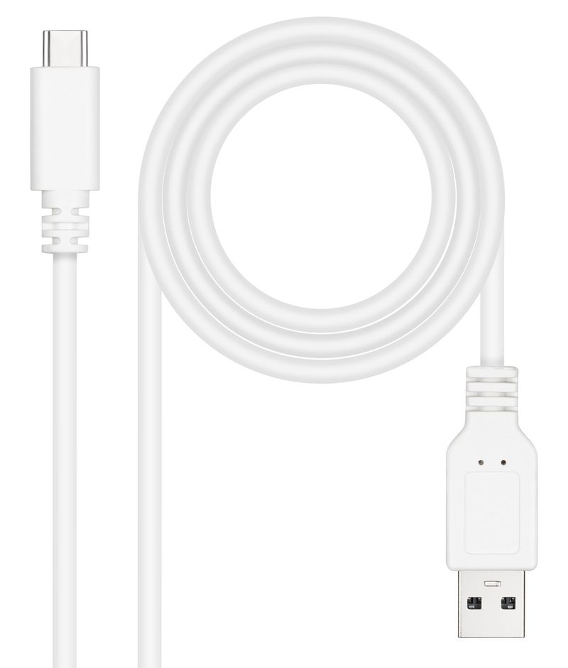 Nanocable-10.01.2103-W-cavo-USB-USB-2.0-3-m-USB-C-USB-A-Bianco