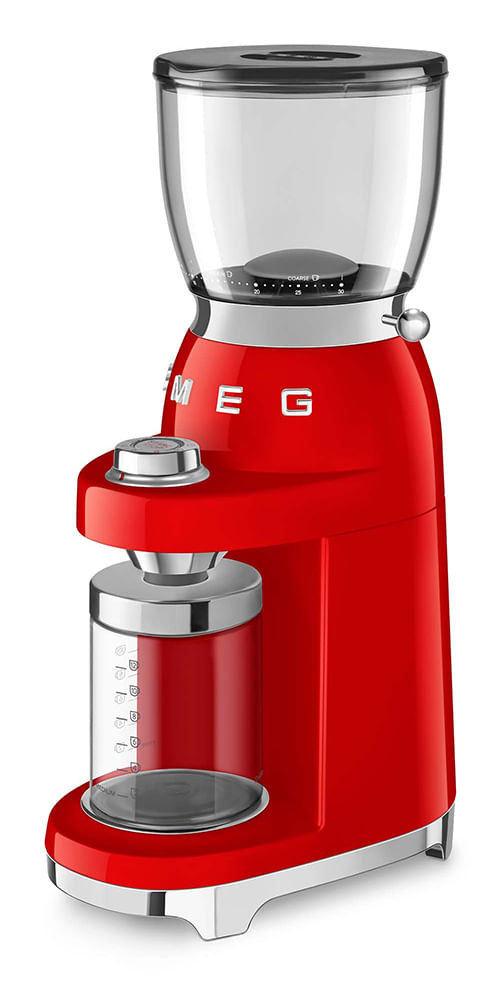 Macinacaffe-SMEG-CGF11RDEU-stile-anni--50-Rosso