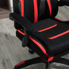 Vinsetto-Sedia-da-Ufficio-Ergonomica-Altezza-Regolabile-Poltrona-con-Schienale-Reclinabile-e-Poggiapiedi-65x65x119-129cm-Nero-Rosso