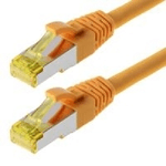 Helos S/FTP (PIMF) CAT 6a 20m cavo di rete Giallo Cat6a S/FTP (S-STP)