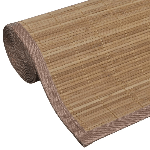 Tappeto-Rettangolare-in-Bambu-Marrone-150-x-200-cm