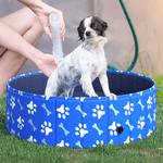 PawHut-Piscina-Rigida-per-Cani-Taglia-Piccola-35kg-in-Plastica-Dura-e-Antiscivolo-per-Giardino-o-Interni-Blu-Φ100x30cm