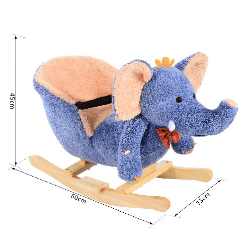 HOMCOM-Elefante-a-Dondolo-per-Bambini-Blu-60x33x45cm