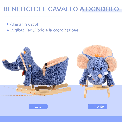 HOMCOM-Elefante-a-Dondolo-per-Bambini-Blu-60x33x45cm