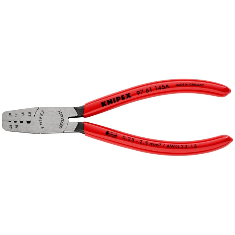 Pinza-a-crimpare-KNIPEX-per-capicorda-145-mm