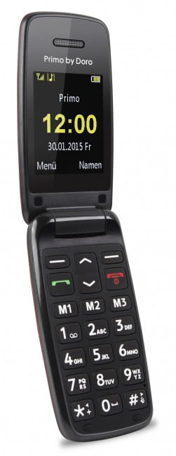 Doro-Primo-401-Single-SIM-2-Bluetooth-800mAh-Nero-Rosso-360072