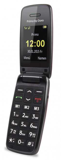 Doro-Primo-401-Single-SIM-2-Bluetooth-800mAh-Nero-Rosso-360072